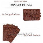 6 Stück Silikon-Schokoladenformen antihaftbeschichtet Tier- und Digital-Silikon-Schokoladenformen für Süßigkeiten Gelee Eiswürfel