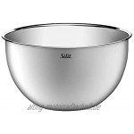 Silit Küchenschüssel-Set 3-teilig Edelstahl multifunktional als Rührschüssel Salatschüssel Servierschüssel stapelbar