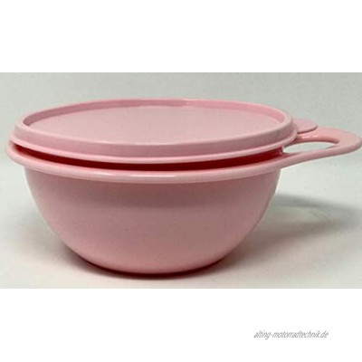 Tupperware Rührschüssel Maximilian 600 ml Pastell rosa rosé Salat Mini Schüssel Salatbar