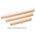 Boodtag Nudel Rollholz Kitchencraft Holz-Teigrolle aus Massiver Beech Verschiedene Größe 30CM 40 cm 50CM 50cm