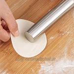 Ouken Professionelle Edelstahl Rolling Pin Französisch Teigrolle Für Die Herstellung Der Teigwaren Pizza Pies Pastas 1pc