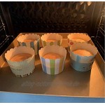 Biluer Muffin Hüllen Papier 300PCS Hüllen für Cupcakes Muffin Backformen für Cupcake am Backtag Geburtstage Teekränze Hochzeiten und Partys