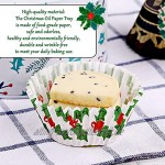 WENTS Mini Muffin Förmchen 500 Stück Weihnachten Cupcake Papierförmchen Liner Muffin Backförmchen Cupcake Fällen Kuchen Backen Muffin Dessert Hochzeit Party
