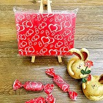 500 Stück Bonbonpapier SüßIgkeit Wachspapier Candy Wrappers for Caramels Bonbonpapier Transparent Wachspapier Pergamentpapier Backpapier für Partys Hochzeiten Feiern GeschenktüTen und SüßIgkeiten