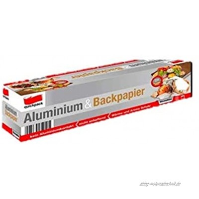 Backen-Alufolie 5m x 30cm 2er Pack 2 x 5 Meter