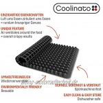 Coolinato Silikon-Backmatte Noppen Dauerbackfolie Spülmaschinenfest 40 x 25 x 0,7 cm