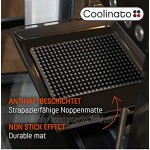 Coolinato Silikon-Backmatte Noppen Dauerbackfolie Spülmaschinenfest 40 x 25 x 0,7 cm