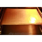Dauerbackfolie Teflon 36x42 cm Made in Germany- Backpapier aus Teflon Lebensmittelecht Hitzebeständig bis ca. 300 Grad zuschneidbar und spülmaschinenfest – wiederverwendbares Backpapier