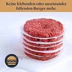GOURMEO® Burger Papier Blatt Backpapier für Burgerpresse Ø 11 cm 500 STK. – Antihaft Backpapier Trennpapier für perfekte Hamburger Cheeseburger – zum Grillen