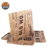 Packung mit 50 Stück Oldnews Bastelpackung 150 x 150 mm Papier Party Merchandise 15 x 15 cm Sack Bags