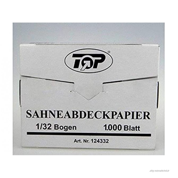 Sahneabdeckpapier 1000St 10000St 1 32 Bogen 12x18cm Wachspapier Abdeckpapier Wunsch:1000 Stück
