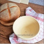 1 x 18cm 7 Round Banneton Brotform Sourdough Dough Proofing Proving Rattan Bread Basket With Linen Liner UK New by ifsecond