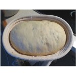 2pcs 8 20.5cm Rectangular Banneton Brotform Sourdough Dough Bread Proofing Proving Rattan Basket With Linen Liner UK New by ifsecond