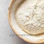 Fairment Gärkörbchen handgemacht aus natürlichem Peddigrohr für selbstgebackene Brote bis 500 g oval 23,5 x 13,5 cm