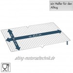 chg 3493-00 Kuchengitter XL rechteckig EasyDo mit praktischen Standfüßen Auskühlgitter verchromtes Metall
