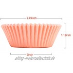 Cupcake-Formen in Regenbogenfarben Standard-Papier-Backförmchen Cupcake-Einlagen Muffin-Backform 600 Stück