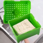 BSTQC Tofu-Abtropfsieb Tofu-Pressen Kunststoff Tofu-Abflusssieb Küchenwerkzeug