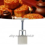 Handpressform Keksherstellungsform mit 4 runden Stempeln Einstellbares ABS-Material für DIY-Backen