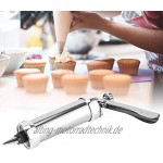 Kekspresse Edelstahl DIY Keks Keks Gebäck Pistole Kuchen Dekorationswerkzeuge