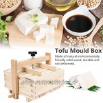 PAEFIU Tofu Presse Hölzerne Tofu Pressform Käsepresse Entfernt Überschüssiges Wasser Leicht Aus Dem Tofu DIY Tofu Form Zuhause Restaurants Küchenhelfer Kochzubehör S