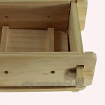 Tofu Maker Pressform Holz Tofu Presse Maker Box Sojabohnen Quark Making Mold Zubehör 16 x 12 x 9 cm