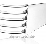 Teigmischer Backwerkzeug professioneller Teigschneider mit robusten Edelstahlklingen 5 Draht-Ausstechern zum Schneiden von Blender