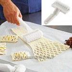 Wination Teigschneider zum Backen nützlicher Gitter-Teigschneider für Brot Gebäck Gitter-Roller Küchen-Backwerkzeug