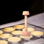 ZJHGQ Holz-Ei-Törtchen-Schieber Doppelseitiger Tart-Manipulations-Gebäck-Schieber zum Backen von Kuchen-Küchenwerkzeugen