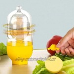 Egg Scrambler Shaker Whisk Hand Powered Golden Egg Maker Mixer Cooking Utensil