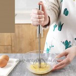 Handmixer halbautomatischer Eierschläger Mini-Haushalts-Edelstahl-Handcreme-Haartrockner Hand-Eierschläger 10 Zoll 12 Zoll Größe: 12 Zoll