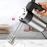 UPKOCH Electric Hand Mixer Handheld Egg Whisk Portable Milk Cream Mixer Kitchen Egg Beater Stainless Steel For Baking Cake Egg Cream Food Beater Assorted Color