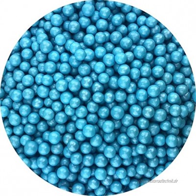 Jacobi Decor Schokoladen Perlen | Chocoballs pearl blau klein | 900g Größe ca. 4 mm