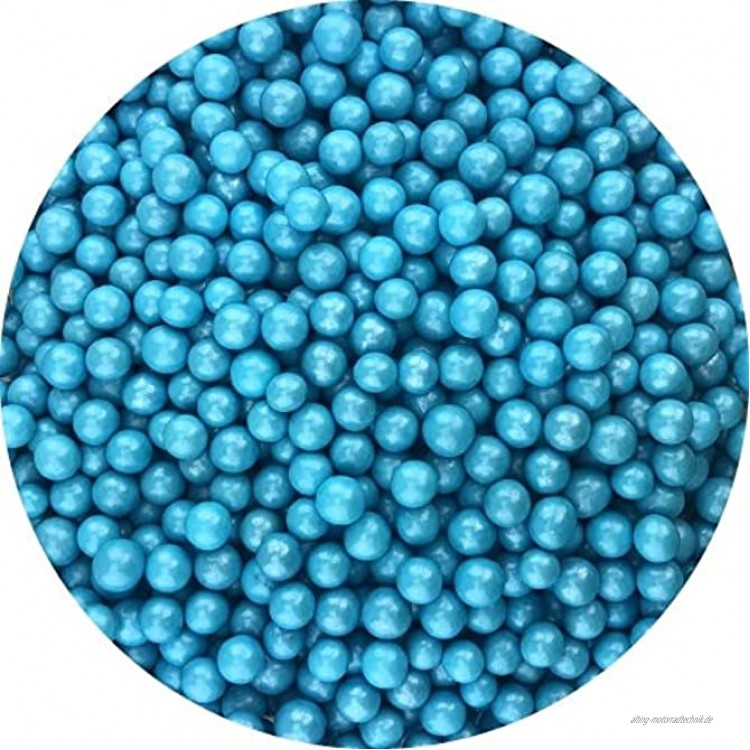 Jacobi Decor Schokoladen Perlen | Chocoballs pearl blau klein | 900g Größe ca. 4 mm