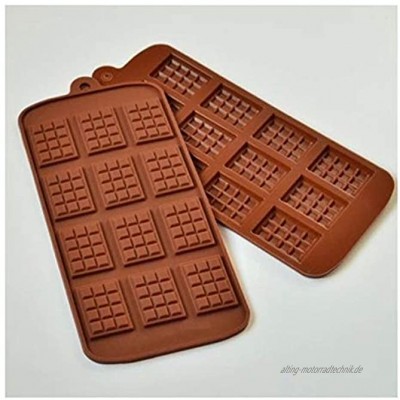 JINGGEGE Backform Silikon Mini Schokolade Block-Bar-Form-Form-EIS-Behälter-Kuchen Backen-Kuchen-Gelee-Süßigkeit-Werkzeug DIY Moulds Küchenwerkzeug Color : 1