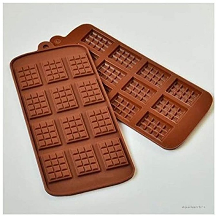 JINGGEGE Backform Silikon Mini Schokolade Block-Bar-Form-Form-EIS-Behälter-Kuchen Backen-Kuchen-Gelee-Süßigkeit-Werkzeug DIY Moulds Küchenwerkzeug Color : 1
