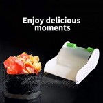 Ruby569y Keksausstecher Kuchenformen zum Backen Sushi-Macher einfach zu bedienen antihaftbeschichtet Kunststoff abnehmbar lebensmittelechte Materialien Sushi-Form für Zuhause Weiß