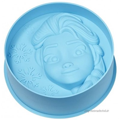 Disney Frozen ELSA Backform Silikon blau 17 X 17 X 5.5 cm