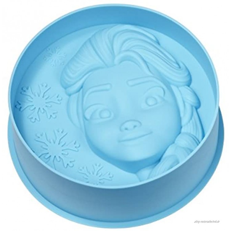 Disney Frozen ELSA Backform Silikon blau 17 X 17 X 5.5 cm