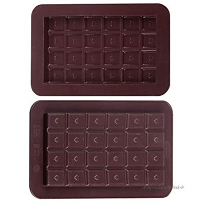 Dr. Oetker Silikon-Schokoladenform "Süße Tafeln" 2er Set Formen aus hochwertigem Platinsilikon Schokolade selbst machen für individuelle Köstlichkeiten Farbe: braun Menge: 1 Stück