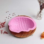 HEMOTON Gehirn Puddingform Silikonform Menschliche Gehirn Kuchenform Backform Jello Formen Halloween Dekorationen