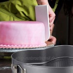 Relaxdays Herzbackform 3er Set romantische Kuchen & Torten 3 Größen antihaft Springform Carbonstahl anthrazit