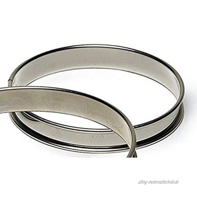 Gobel 220 mm Edelstahl runde Kuchenform für Tarte Ring