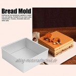 Quadratische Käsekuchenform Aluminium-Backform mit abnehmbarem Boden für Kuchen-Mousse-Brot