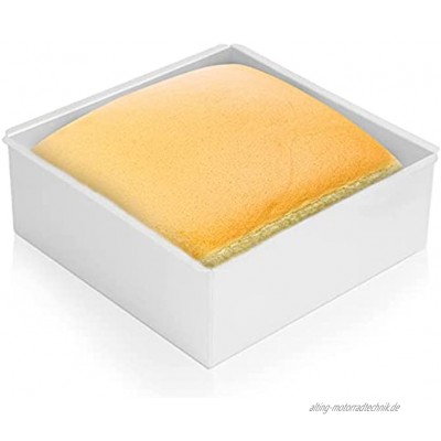 Quadratische Käsekuchenform Aluminium-Backform mit abnehmbarem Boden für Kuchen-Mousse-Brot