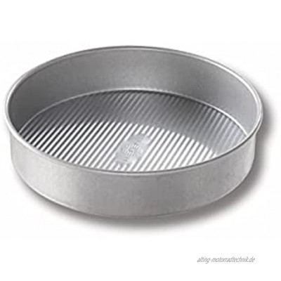 USA Pan Bakeware aluminisierten Stahl Kuchenform 8" Round silber