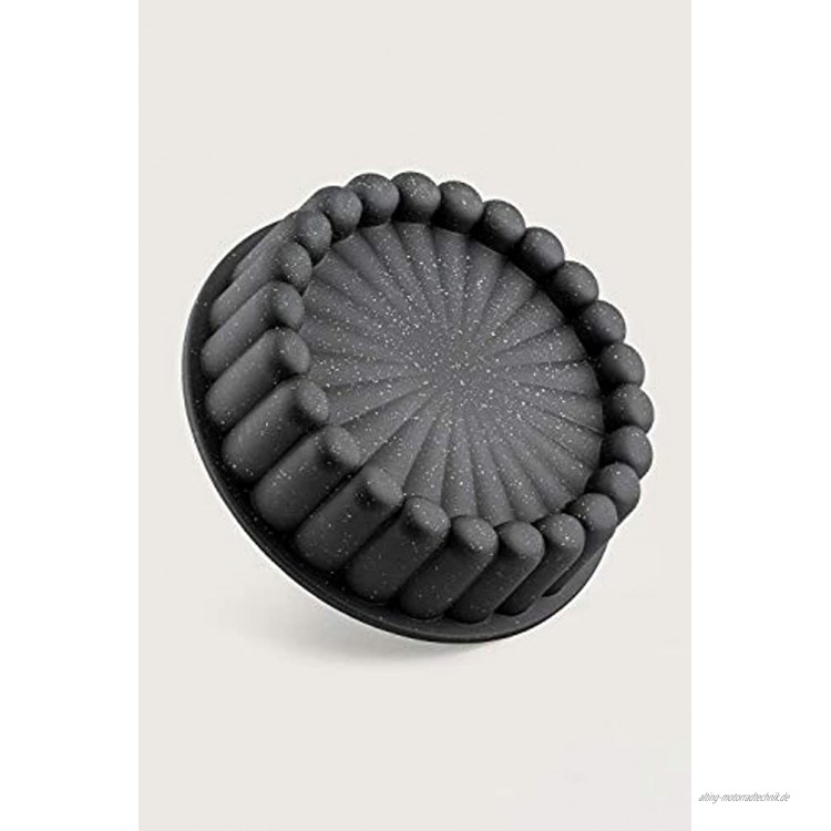 Zellerfeld Kuchenform Kek Kalibi Turta Backform aus hochwertigem Aluguss Cake Form Granit Motiv 1