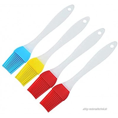 Backpinsel zum Backen 6 Stück Silikon-Backpinsel zum Kochen Kochpinsel hält Hitze bis zu 250 °C stand leicht zu reinigen Silikonpinsel zum Kochen Lebensmittelöl-Pinsel.