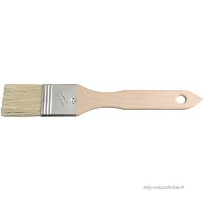 FACKELMANN Backpinsel Fair 21x3,5cm aus Buche Holz beige 21 x 3.5 x 0.6 cm