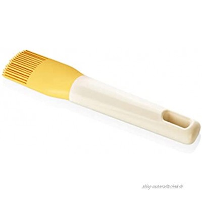 Goodvk Backpinsel Silikon Backbürste Küchenölbürste Hochtemperatur Lebensmittelbürste Barbecue Pinsel Backwerkzeuge Mehrzweck Farbe : Yellow Size : 17cm