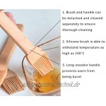 Islandoffer Backpinsel Holzgriff Silikon Grillpinsel Lebensmittelqualität Backpinsel 1 Stück